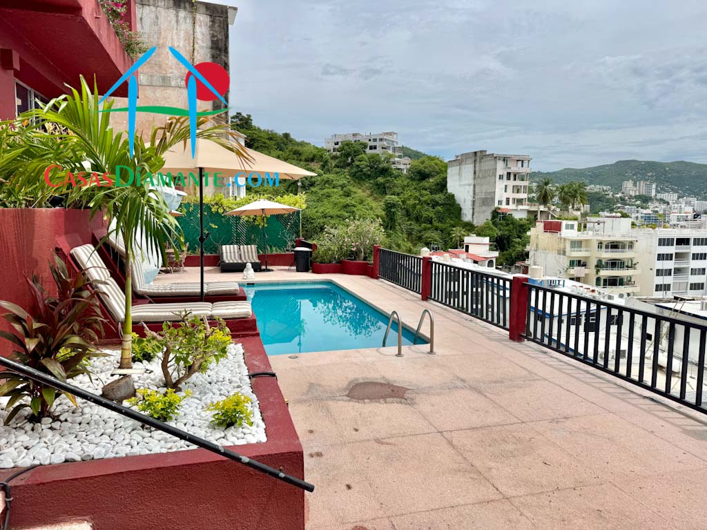 Casa Condesa 21 - Terraza con alberca 2